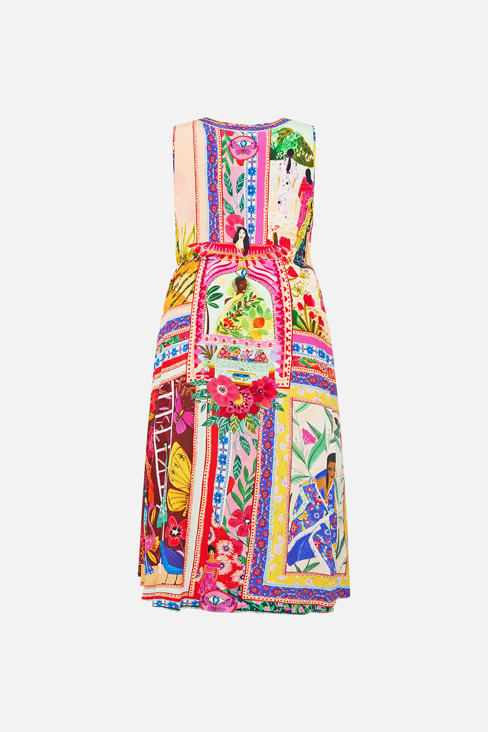 V NECK RACERBACK DRESS ROEQIYAS REALM