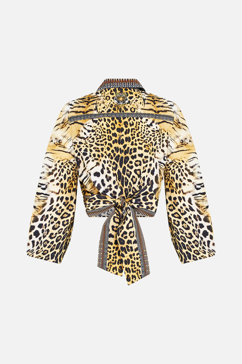 CROPPED WRAP SHIRT JAGUAR