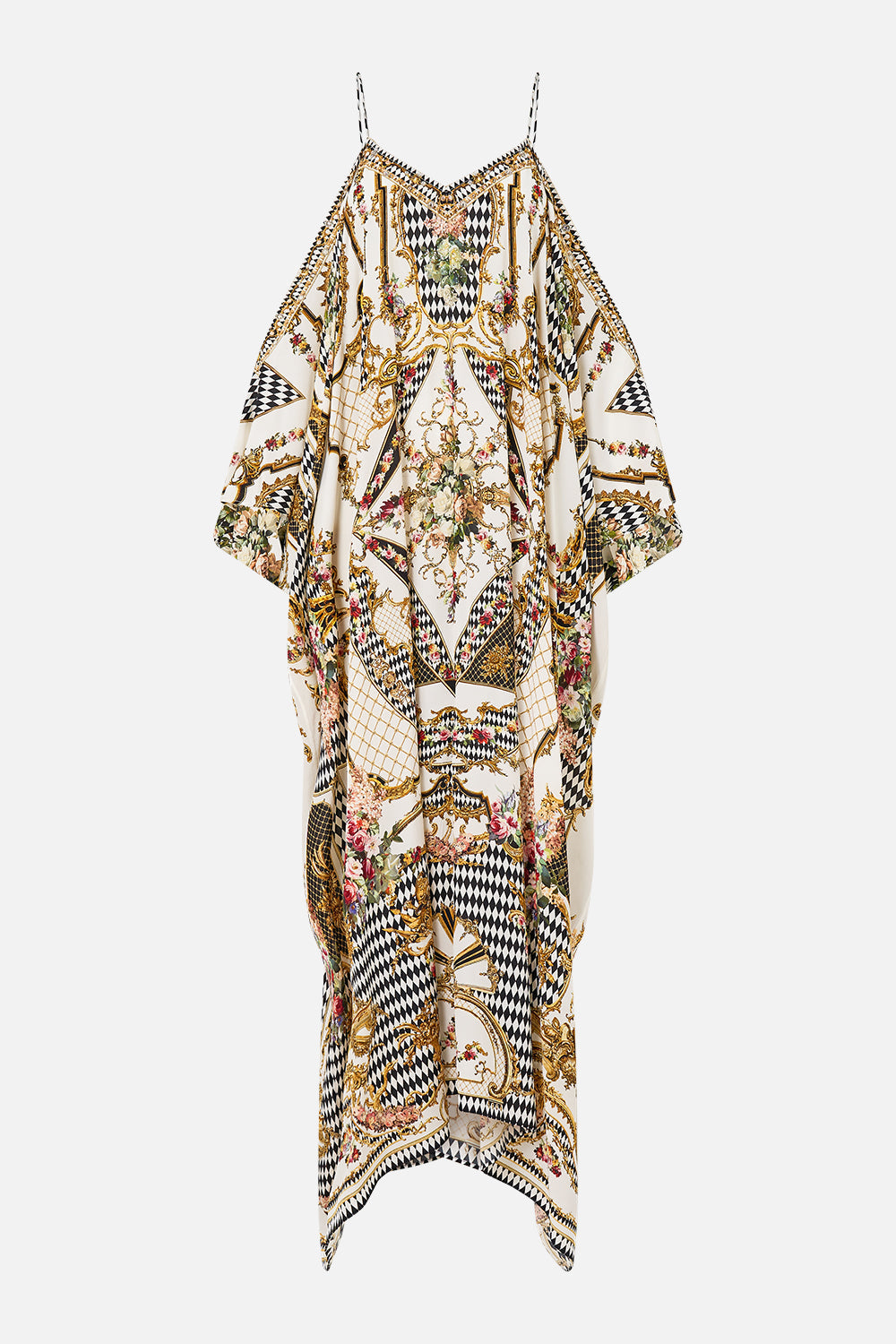 SHOESTRING STRAP KAFTAN ROCOCO GLOW