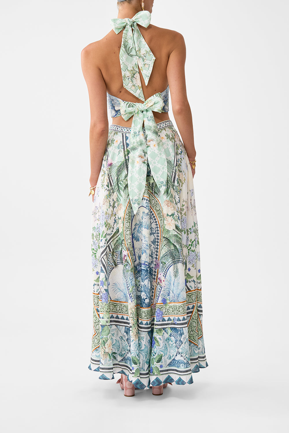 HALTER TIE BACK TOP JARDIM PARTY