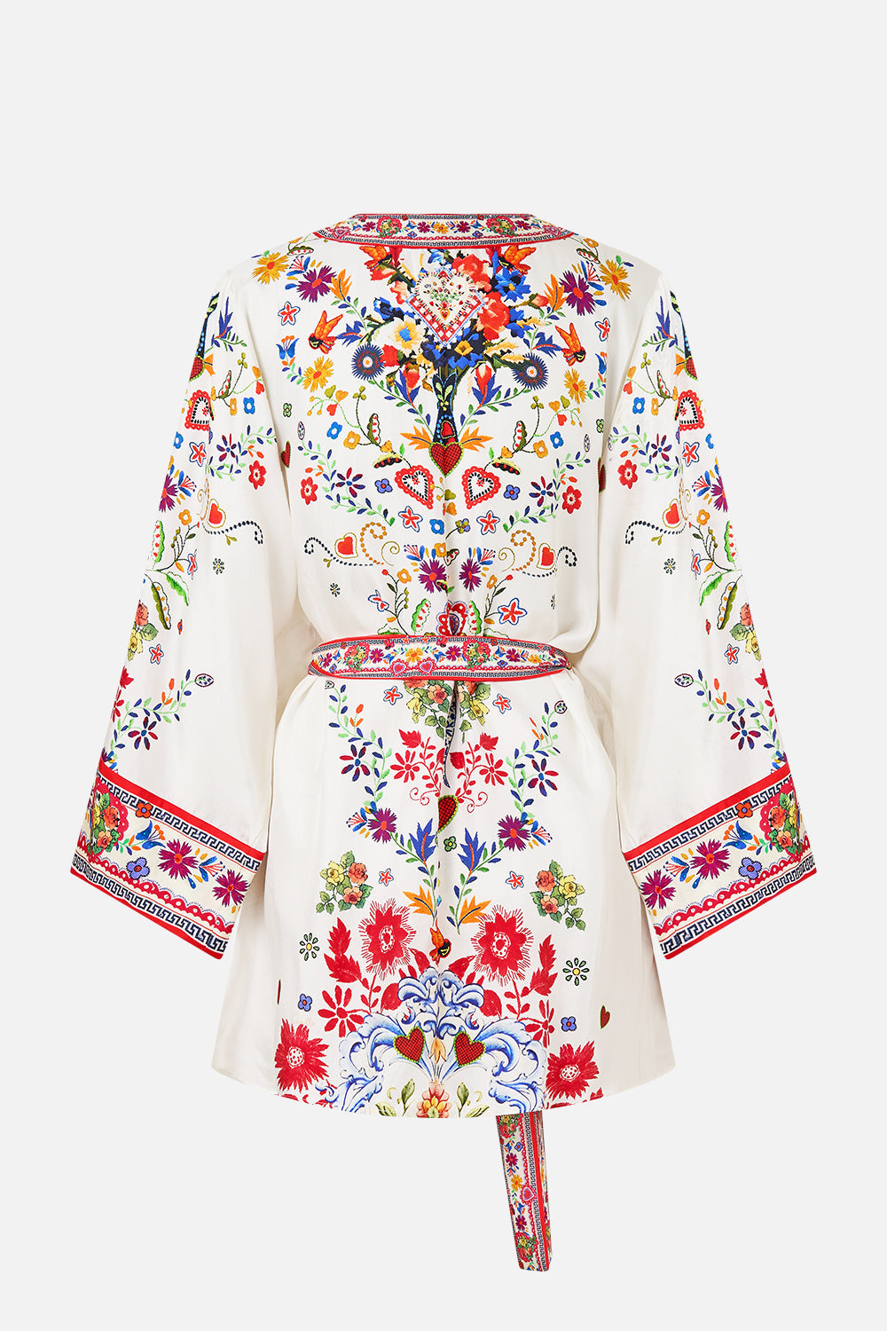 SHORT KIMONO WRAP FAITH, LUCK & JUSTICE