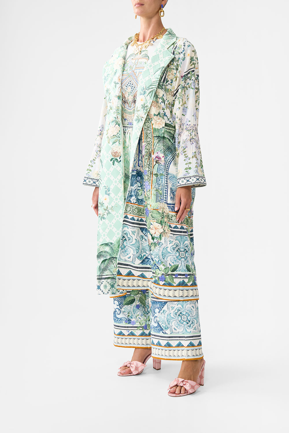 FLEECE TRENCH COAT JARDIM PARTY