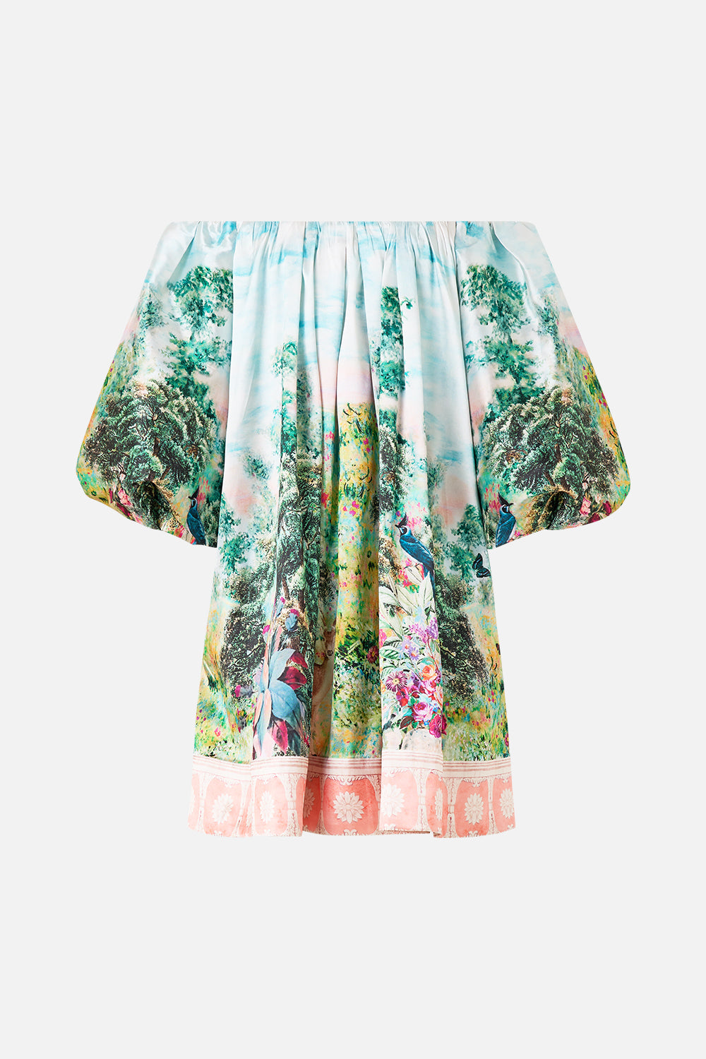 OFF SHOULDER PUFF DRESS ARCHES OF AMOR