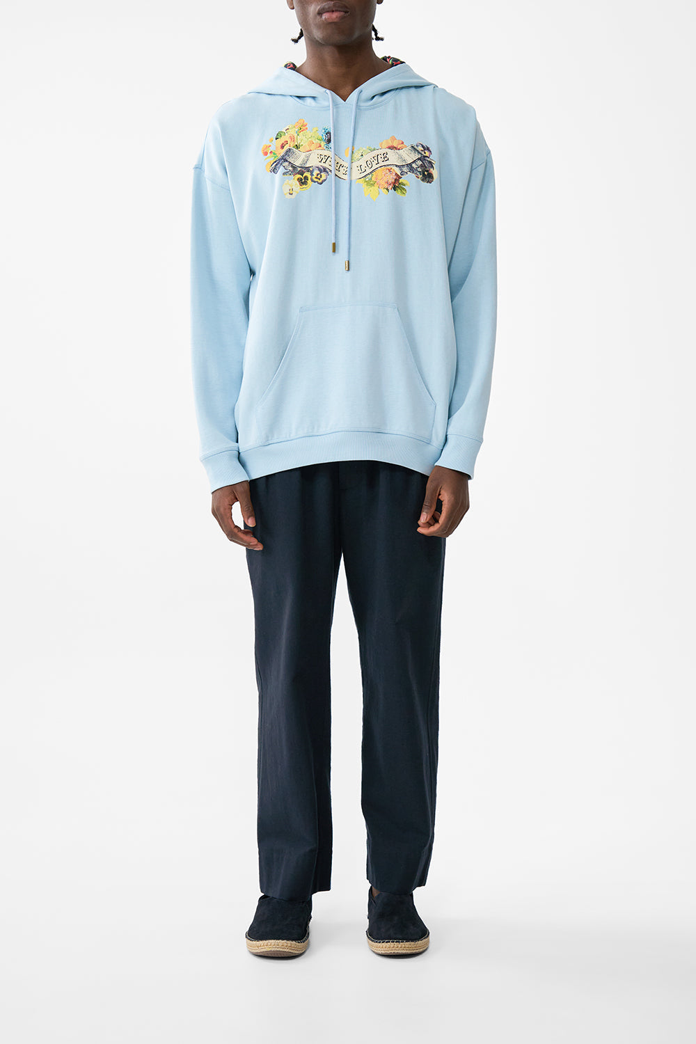 The CAMILLA Relaxed Fit Oversized Hoodie W Kanga Pocket in our Bathing Bombshell print.