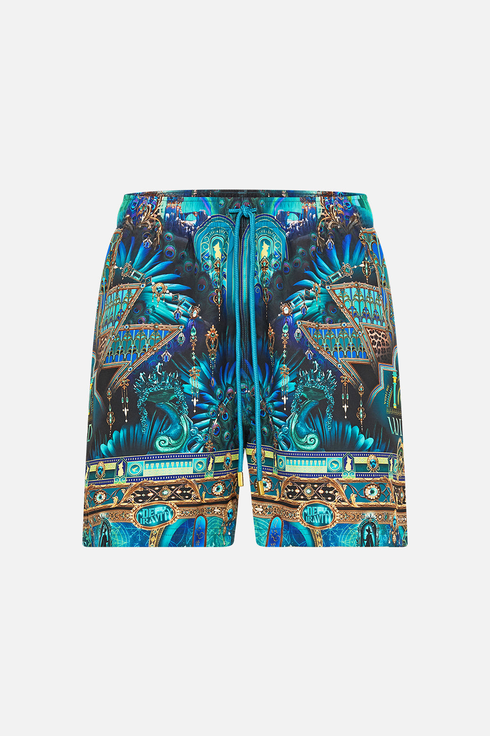 The CAMILLA BATWING SHIRT DEFY GRAVITY in our  print.