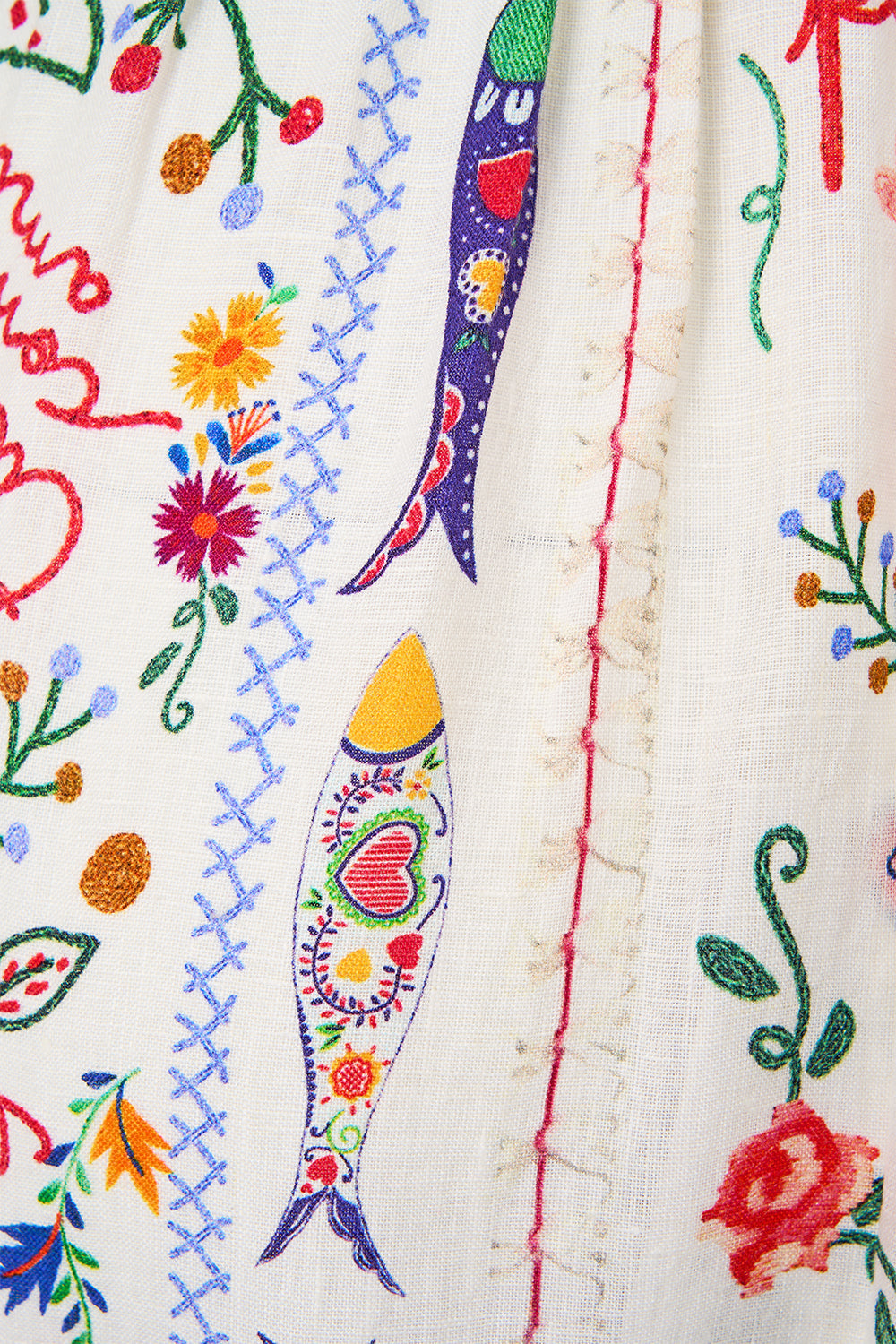 MAXI SKIRT WITH RUFFLE HEM A KITSCH IN TIME