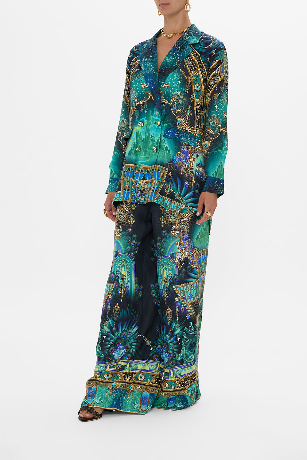 WIDE LEG WAISTED PANT DEFY GRAVITY