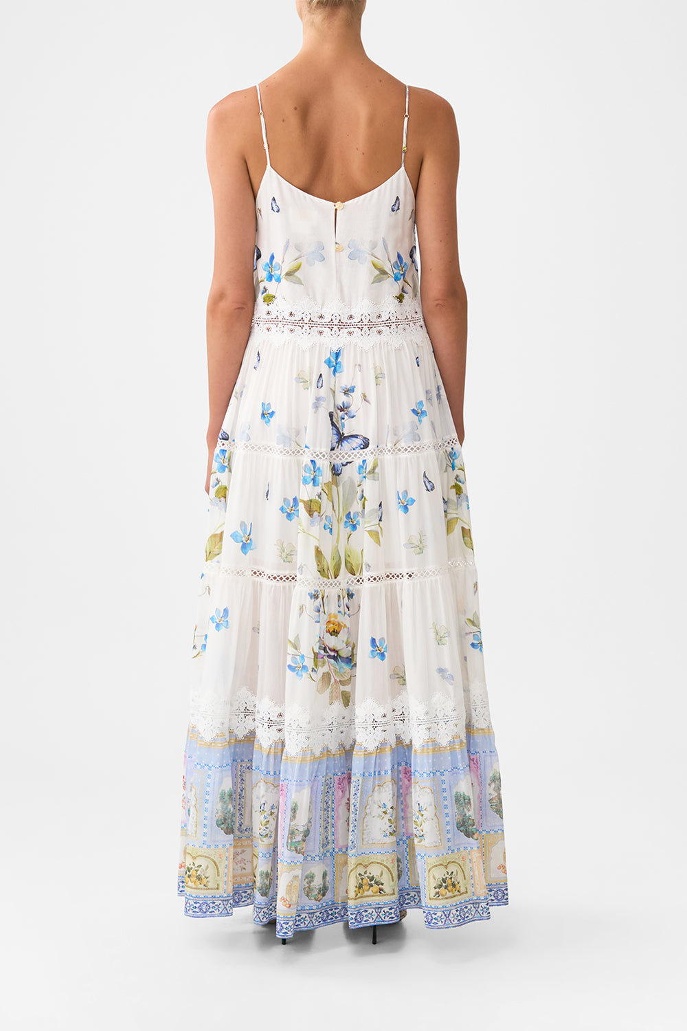 TRAPEZE TIERED DRESS BOTANICAL BALLADS