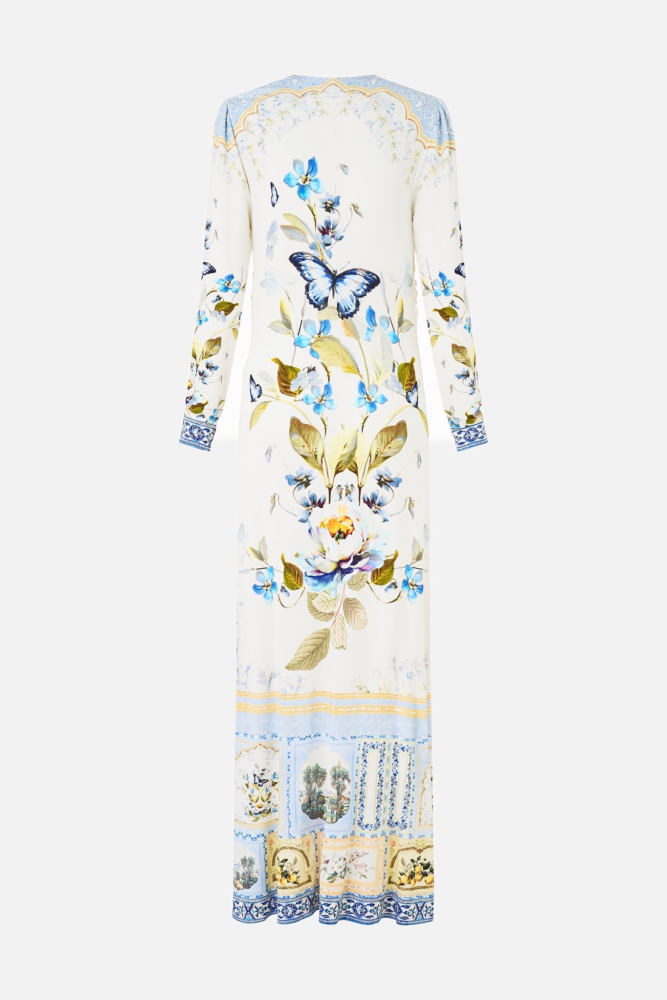 The CAMILLA COLLARED BUTTON THROUGH DRESS MY LUCKY STARS in our  print.