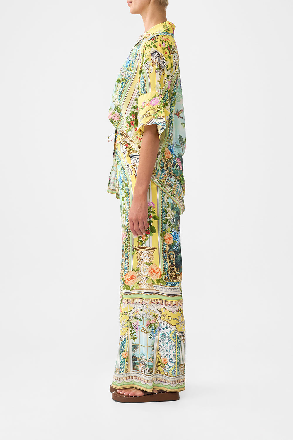 The CAMILLA OVERSIZED BAND TEE MY LUCKY STARS in our  print.