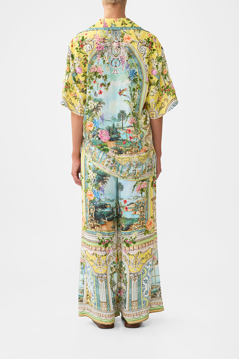 The CAMILLA OVERSIZED BAND TEE MY LUCKY STARS in our MY LUCKY STARS print.