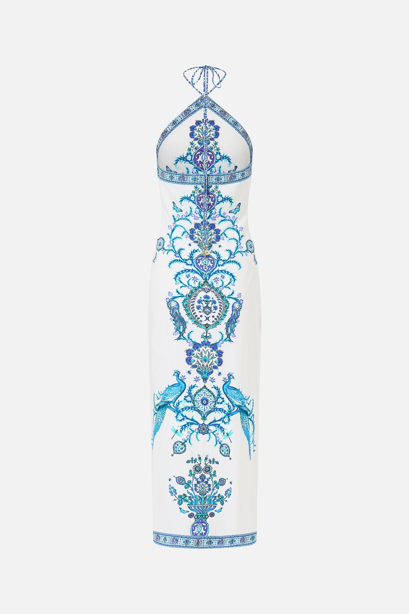The CAMILLA HARDWARE DETAIL LONG SLEEVE DRESS HOUSE OF HOROSCOPES in our  print.