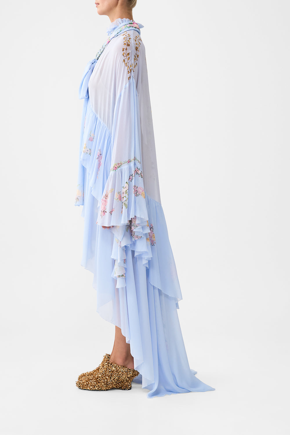 The CAMILLA MULTI WEAR LONG SARONG NOTES FROM THE ROAD in our  print.