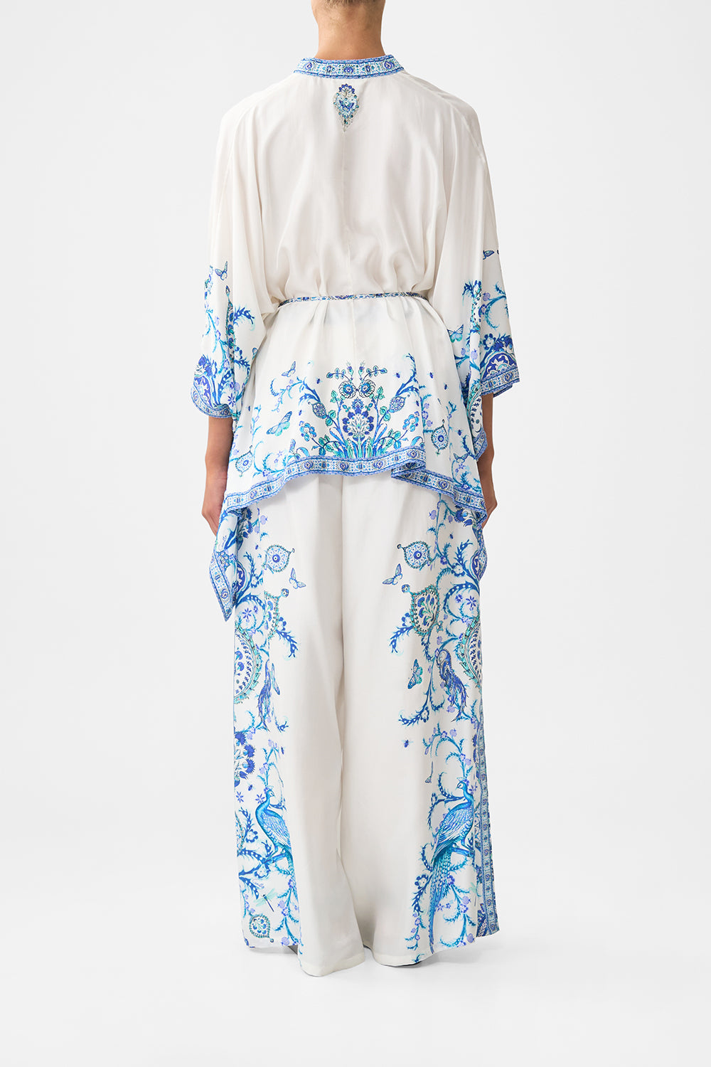 BUTTON THROUGH SCARF BLOUSE ISNIK LULLABY