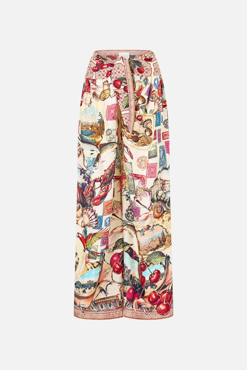 RELAXED PANT WITH TIE FRONT NOTES FROM THE ROAD