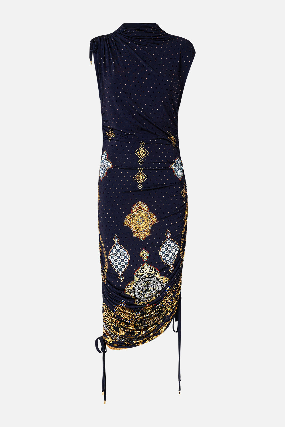 The CAMILLA DOUBLE STRAP DETAIL SHORT DRESS HOUSE OF HOROSCOPES in our  print.