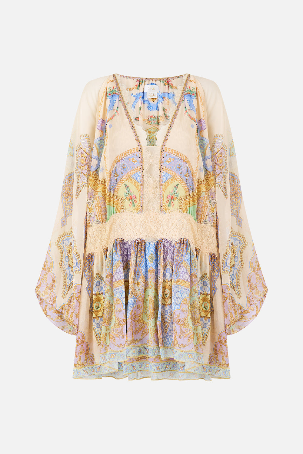 RELAXED SHORT DRESS WITH DROPPED WAIST EAST OF ISTANBUL