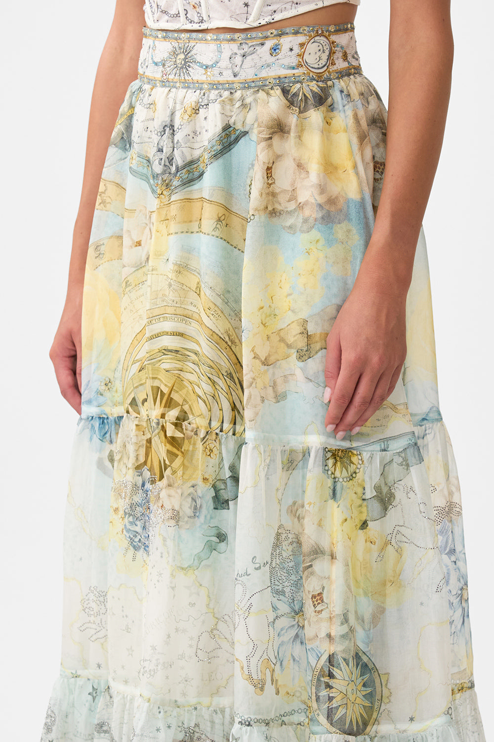 The CAMILLA RELAXED SHORT DRESS WITH DROPPED WAIST ISTANBUL ANIMALIA in our  print.