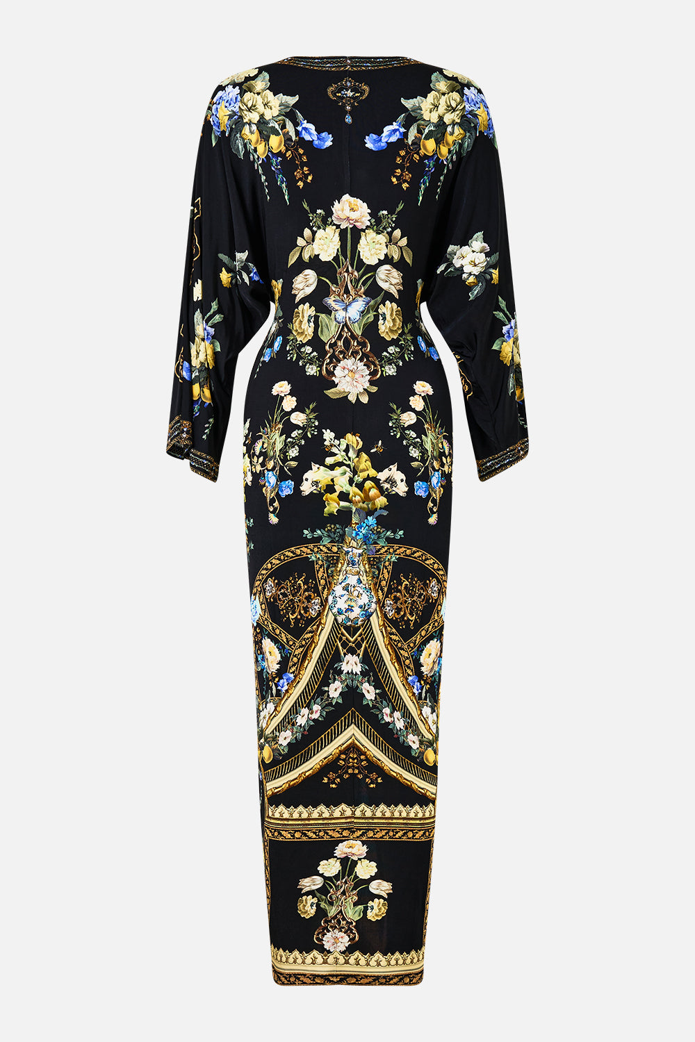 The CAMILLA SHIRT DRESS WITH BLOUSON SLEEVE OTTOMAN ELEGANCE in our  print.