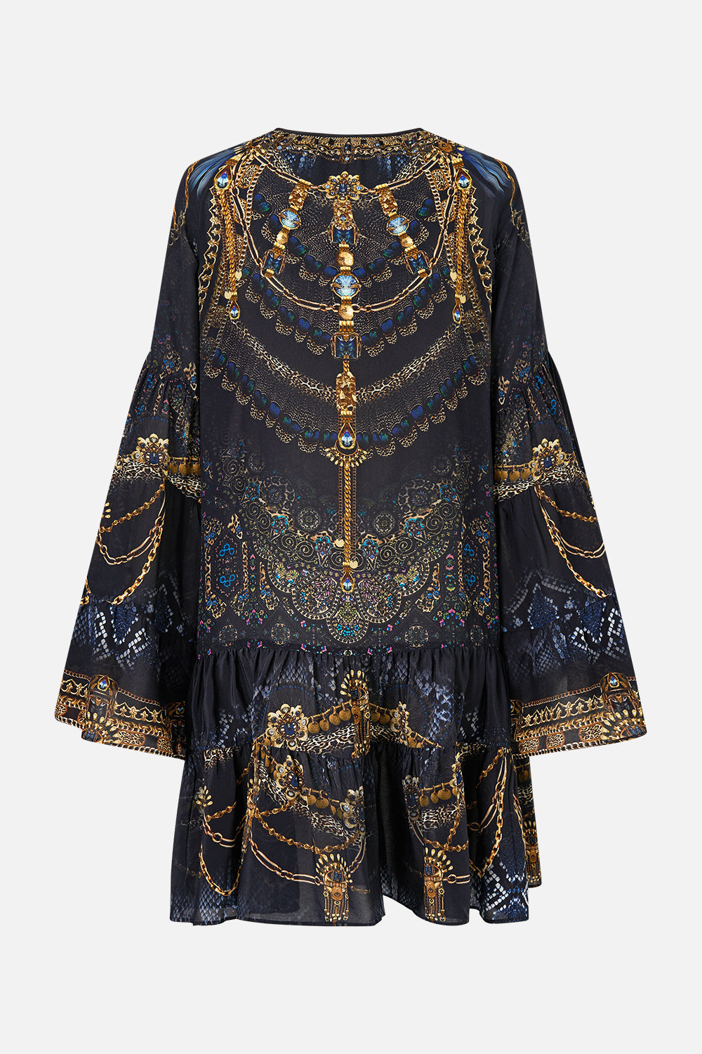 A-LINE GATHERED PANEL DRESS SONG OF THE SOLSTICE