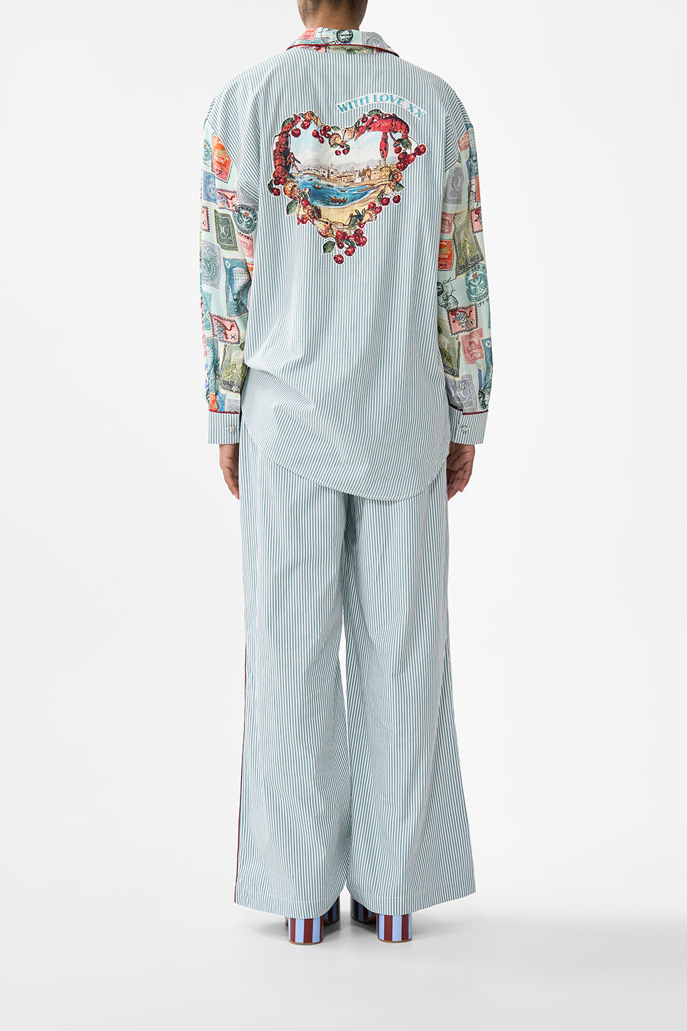 BUTTON FRONT LOUNGE PANT WITH LOVE FROM TÜRKIYE