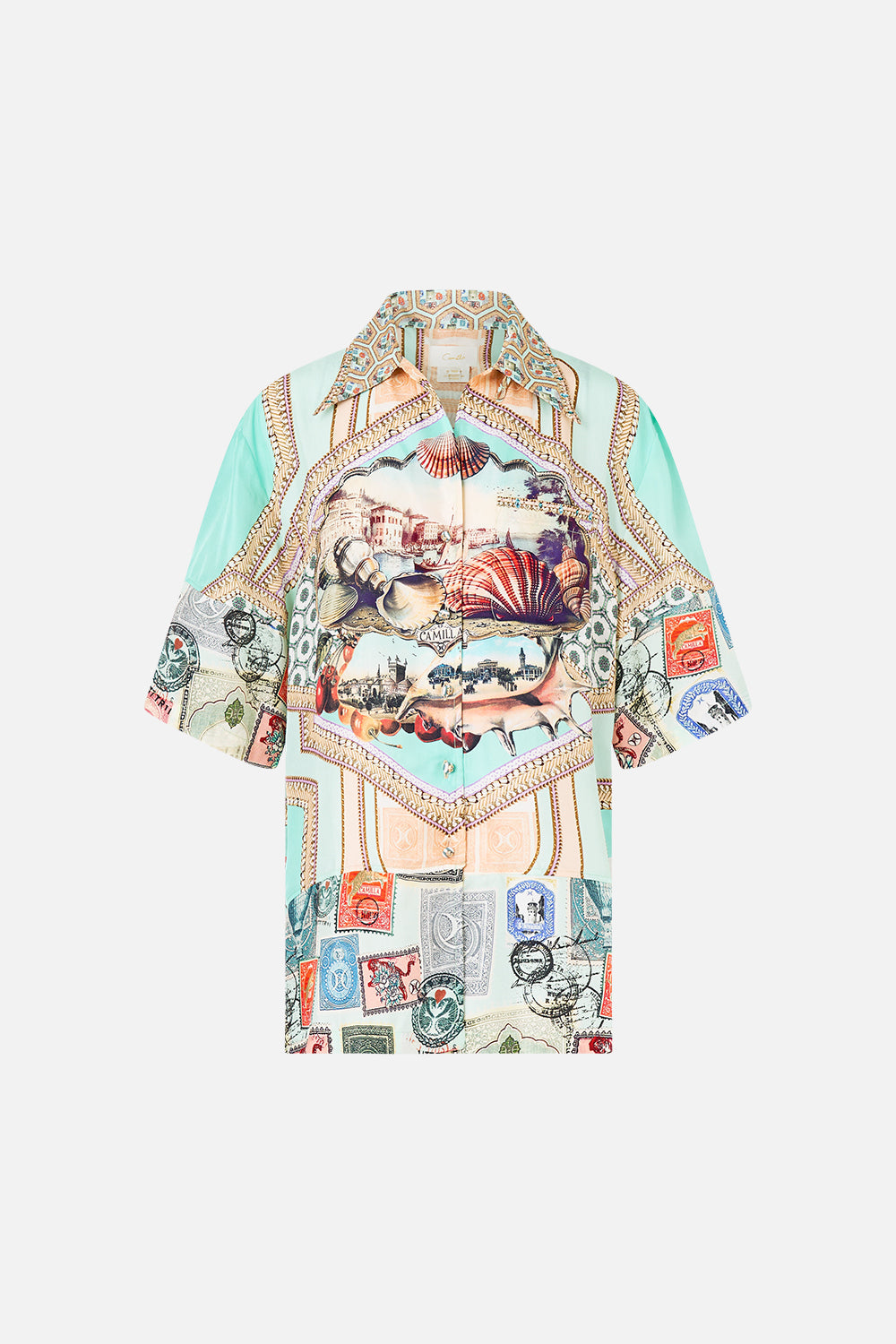 OVERSIZED SHIRT WITH POCKET WITH LOVE FROM TÜRKIYE