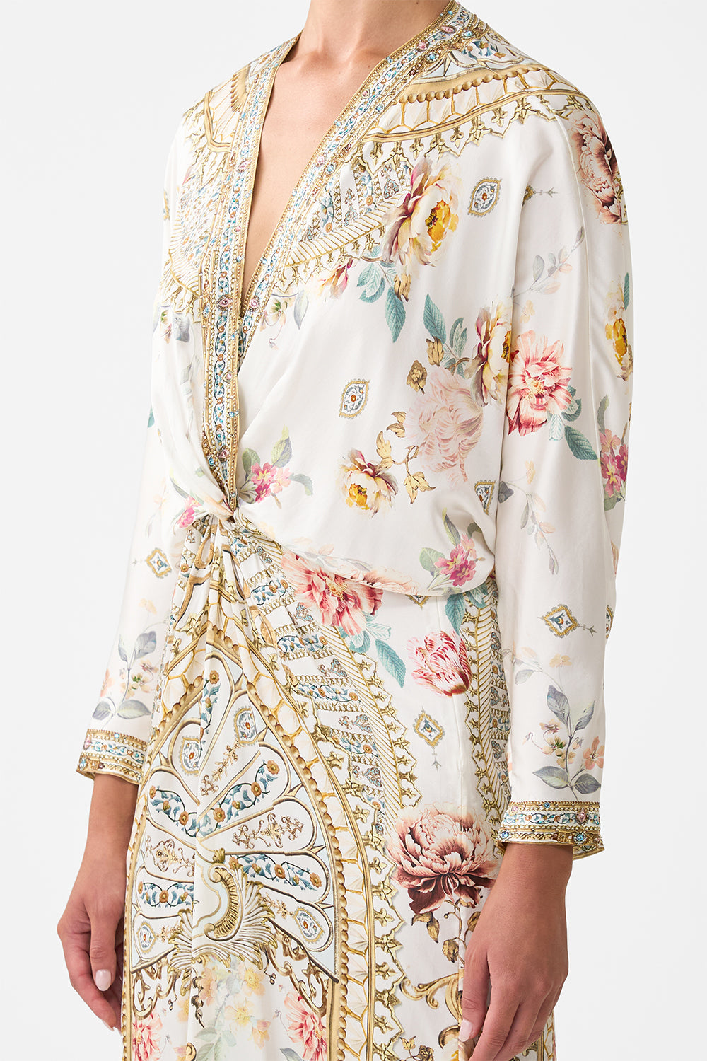 TWIST FRONT BATWING DRESS OTTOMAN DYNASTY