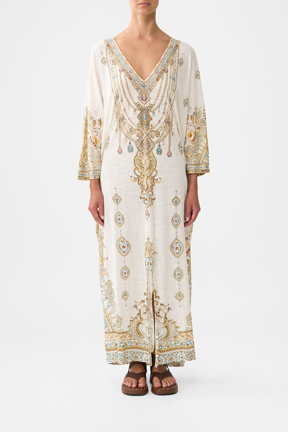 V NECK BATWING KAFTAN OTTOMAN DYNASTY