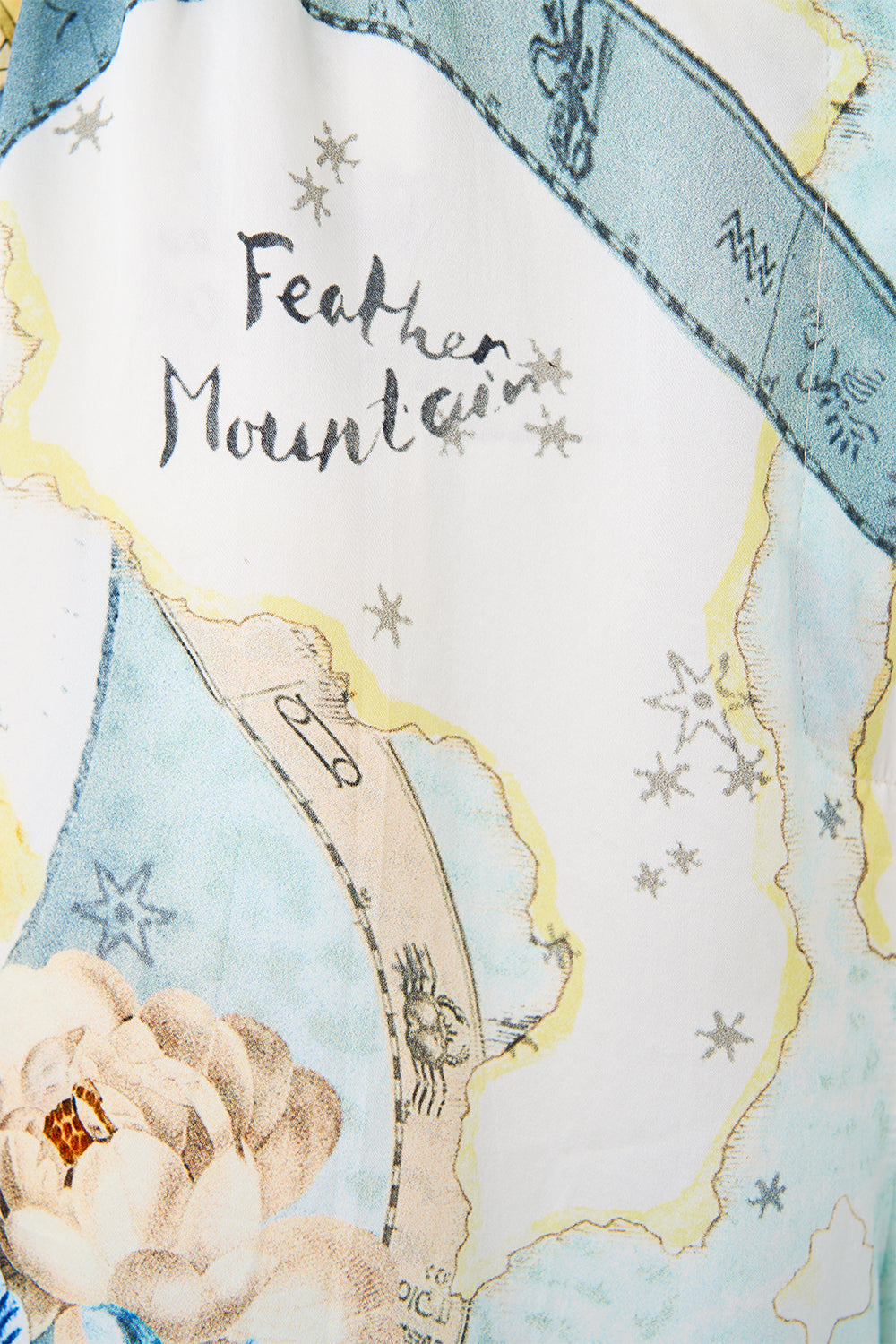 The CAMILLA BAGGY LONG WALK SHORT WITH ELASTIC WAIST HOUSE OF HOROSCOPES in our  print.