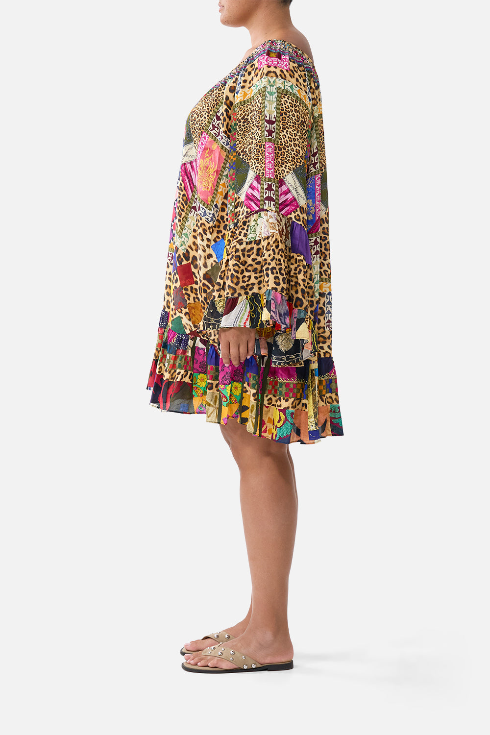The CAMILLA DEEP V NECK HARDWARE KAFTAN OTTOMAN DYNASTY in our  print.