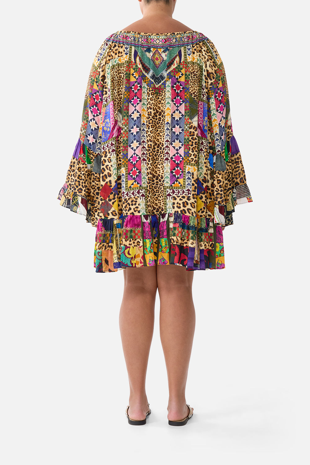 The CAMILLA DEEP V NECK HARDWARE KAFTAN OTTOMAN DYNASTY in our  print.