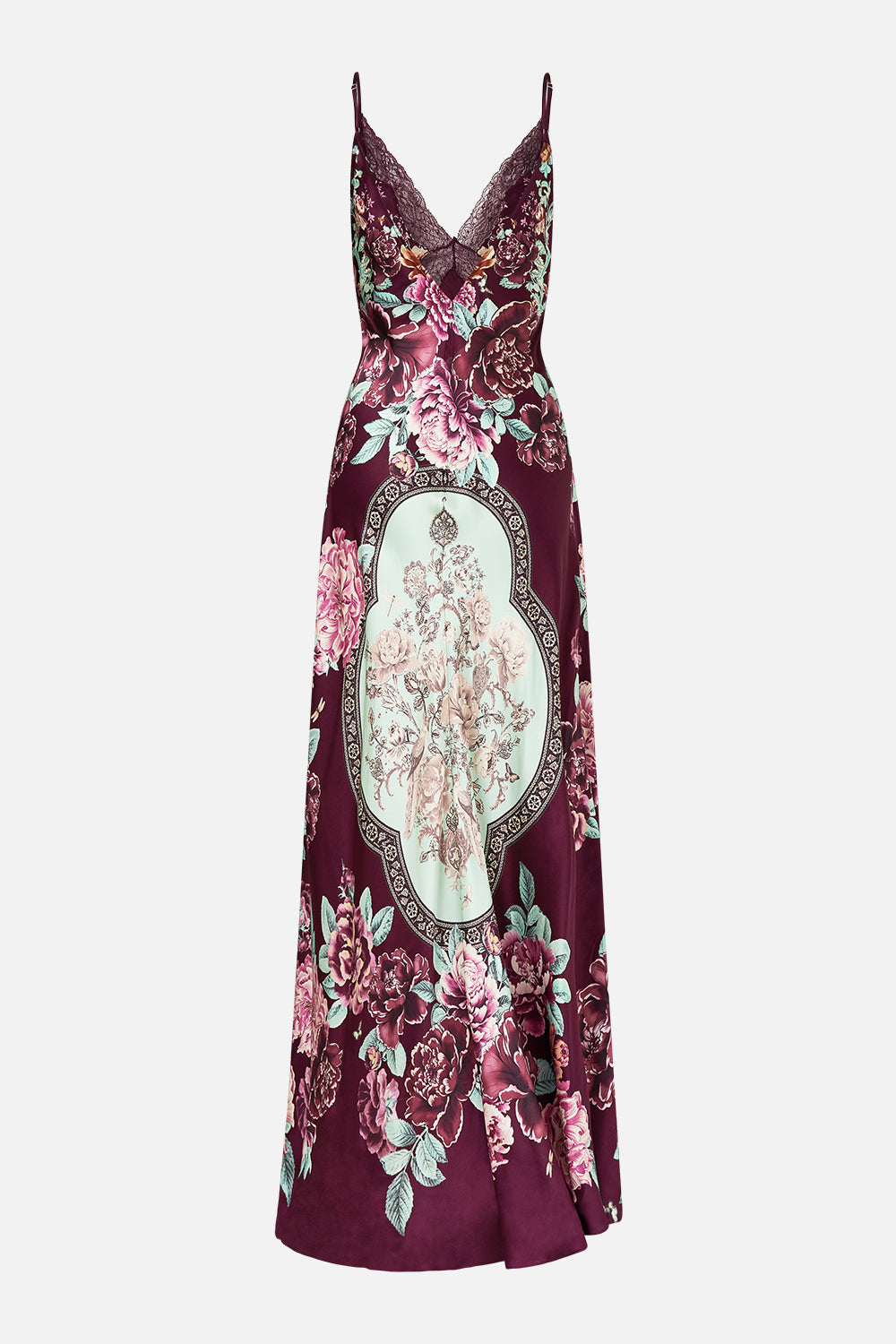 The CAMILLA HALTER TIE BACK TOP NOTES FROM THE ROAD in our  print.