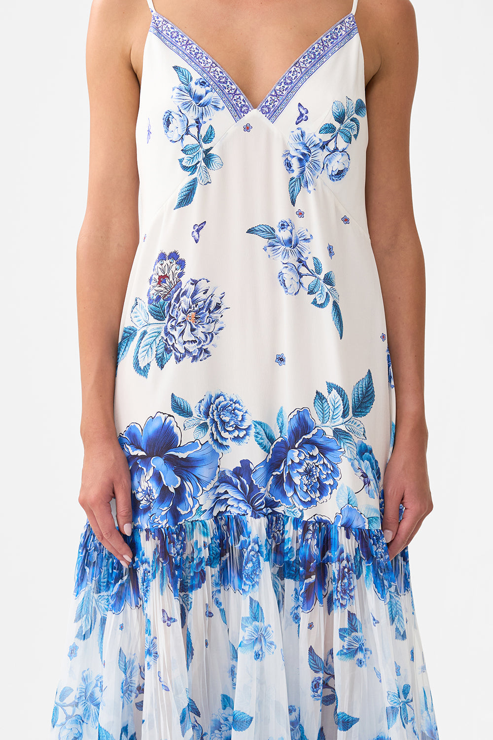 The CAMILLA PARACHUTE PANT EMBROIDERED EVER AFTER in our  print.
