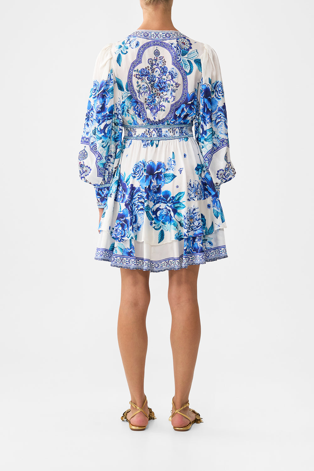 The CAMILLA WIDE STRAP SHORT SUNDRESS SULTANAHMET SUMMER in our  print.