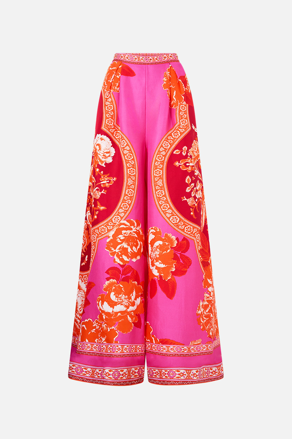 The CAMILLA SHORT SLEEVE CAMP COLLARED SHIRT TALES OF TOPKAPI PALACE in our  print.