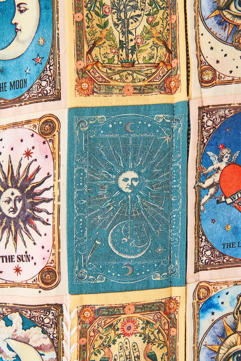 PATCHWORK CROP ZIP THROUGH JACKET HOUSE OF HOROSCOPES