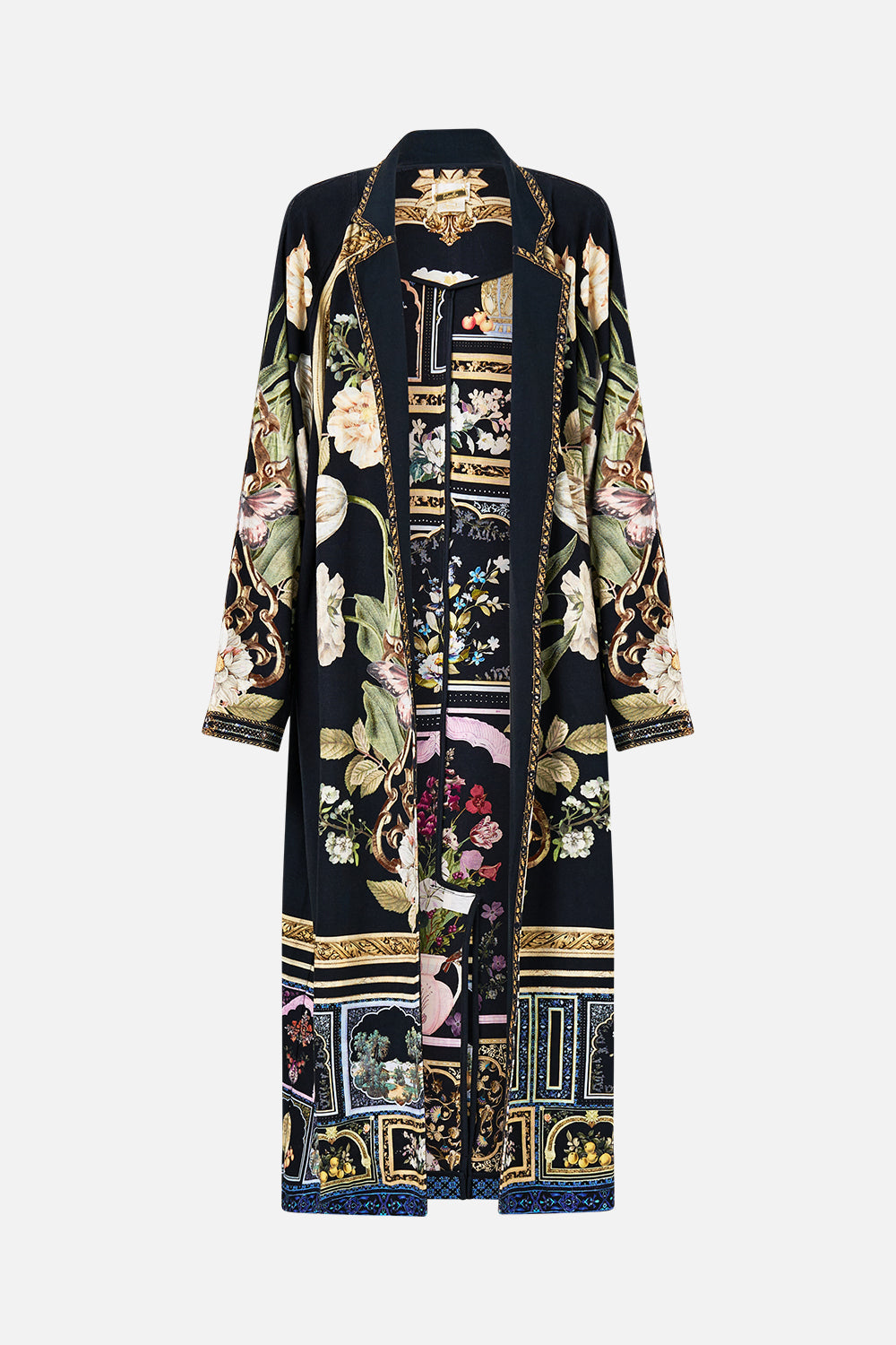 The CAMILLA POCKET DRESS WITH LOW BACK & WIDE SLEEVES SULTANAHMET SUMMER in our  print.