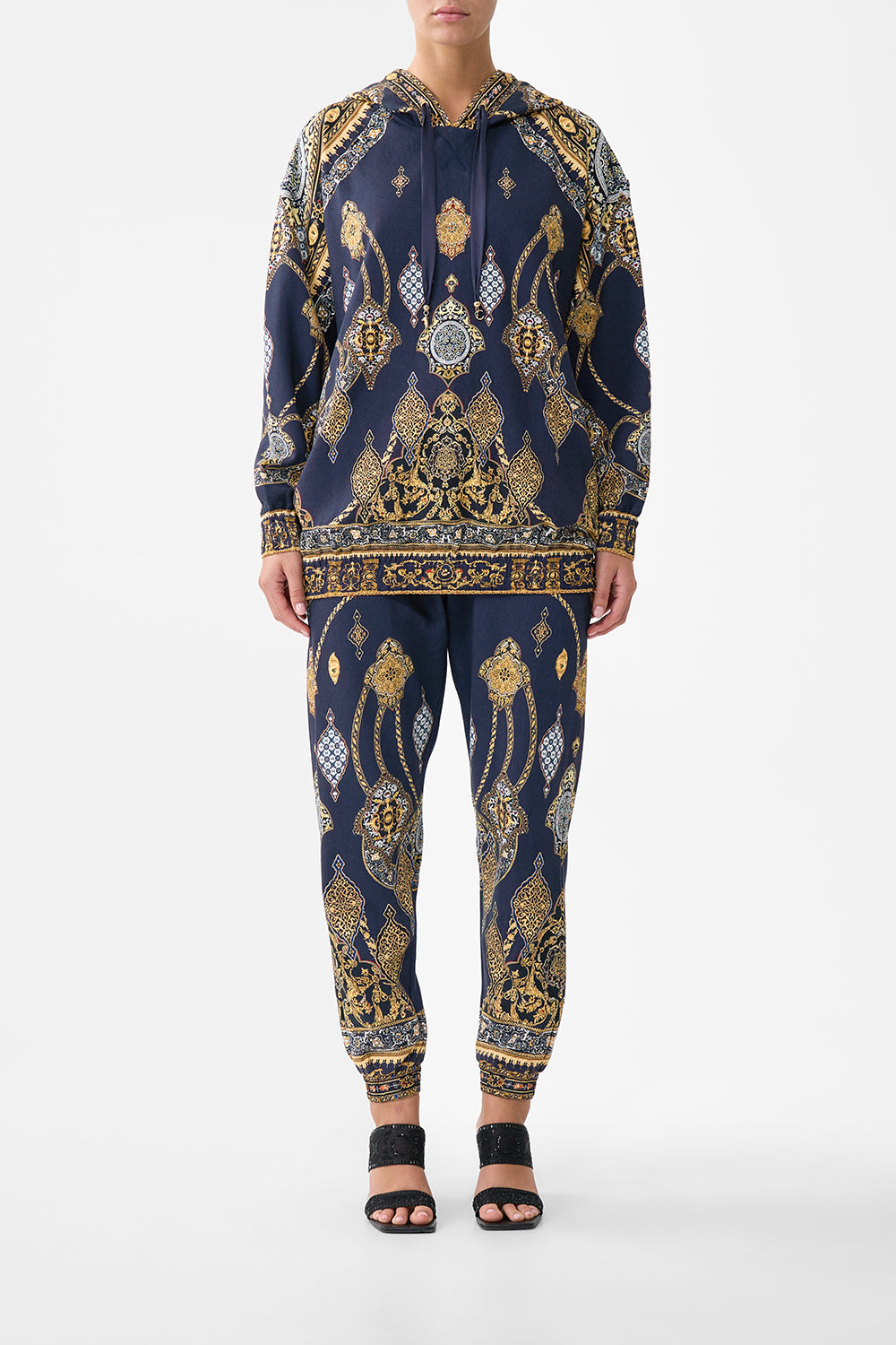 SILK BAND OVERSIZED HOODIE WITH POCKETS THE IMPERIAL GATE