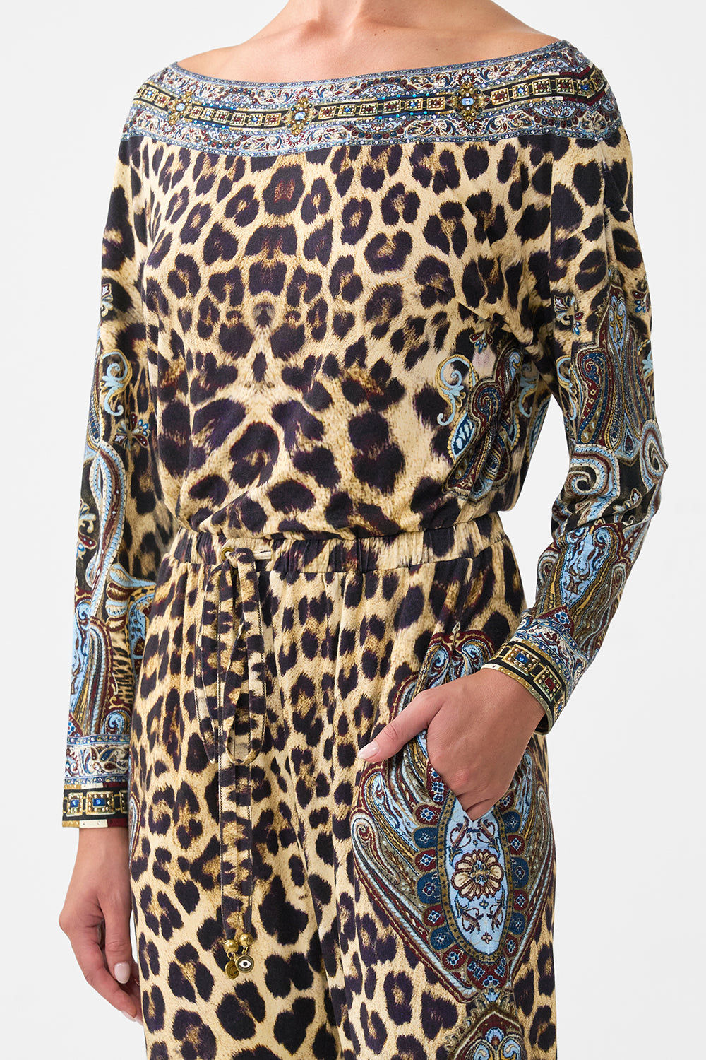 LOUNGE JERSEY JUMPSUIT ISTANBUL ANIMALIA