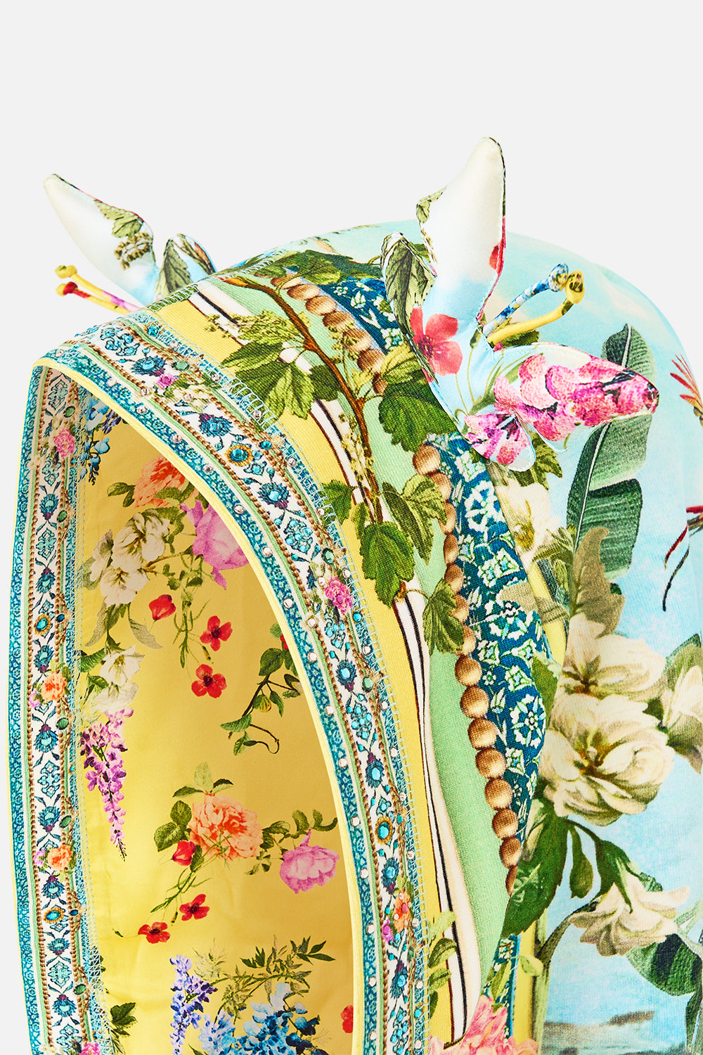 SILK BAND OVERSIZED HOODIE WITH BUTTERFLIES TALES OF TOPKAPI PALACE