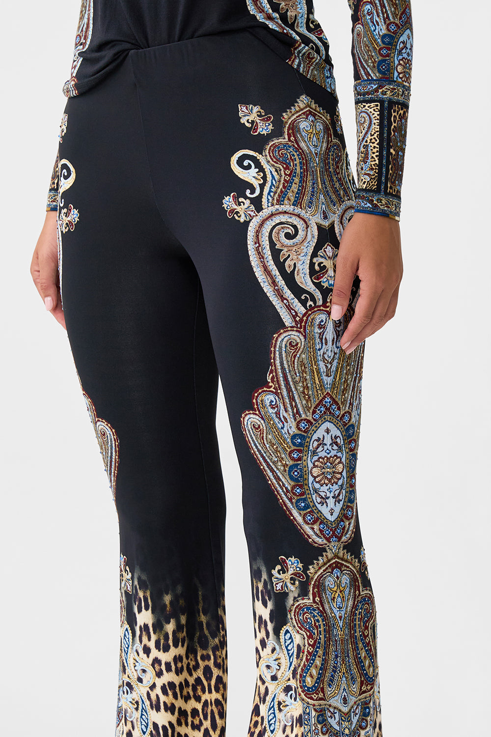 JERSEY FLARE PANT ISTANBUL ANIMALIA