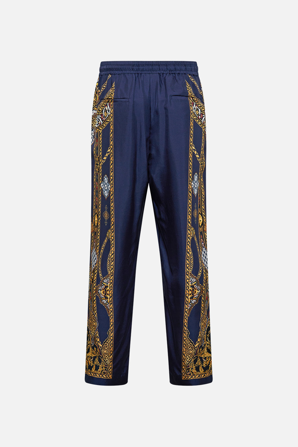 The CAMILLA FLARE SLEEVE LONG ROBE COSMIC ZOOLOGY in our  print.
