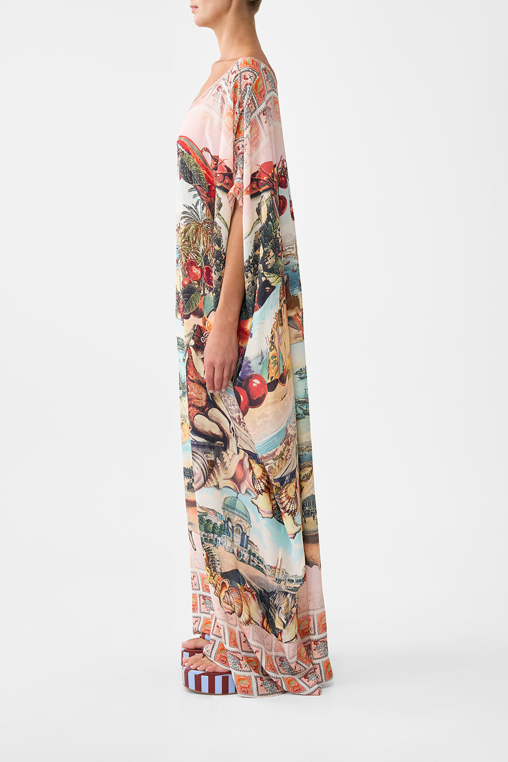 ROUND NECK KAFTAN NOTES FROM THE ROAD