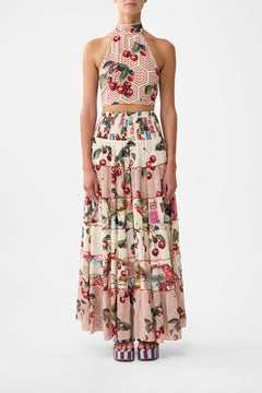 HALTER TIE BACK TOP NOTES FROM THE ROAD