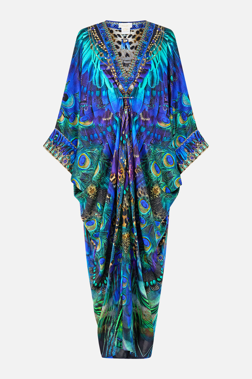 PIERCED V NECK KAFTAN COSMIC ZOOLOGY