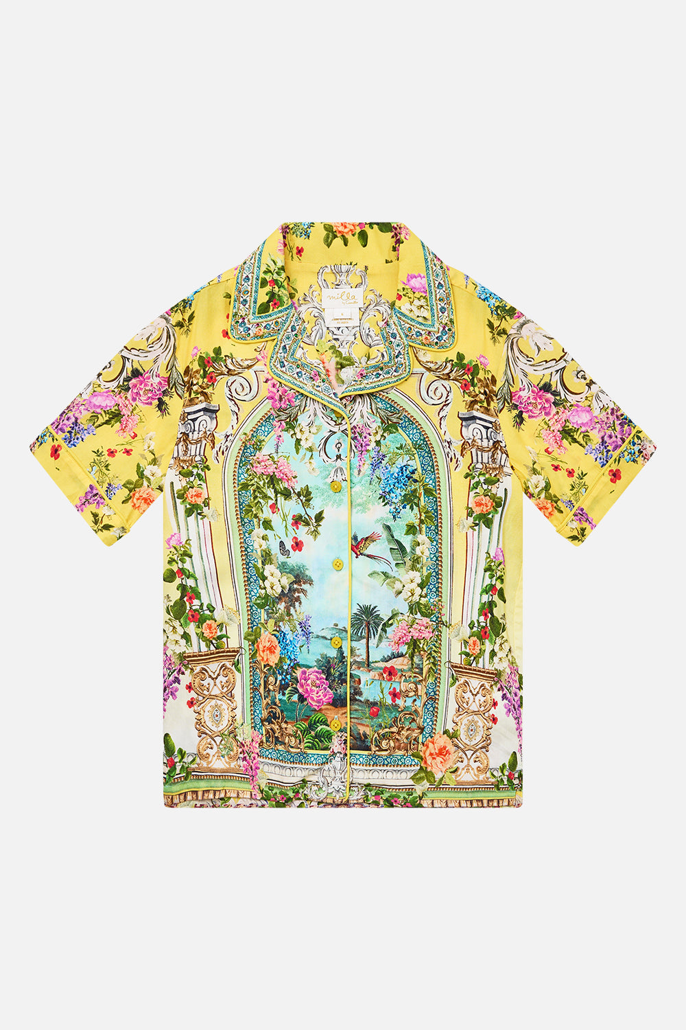 The CAMILLA STRAPPY HIGH LOW DRESS WITH POCKETS OTTOMAN DYNASTY in our  print.