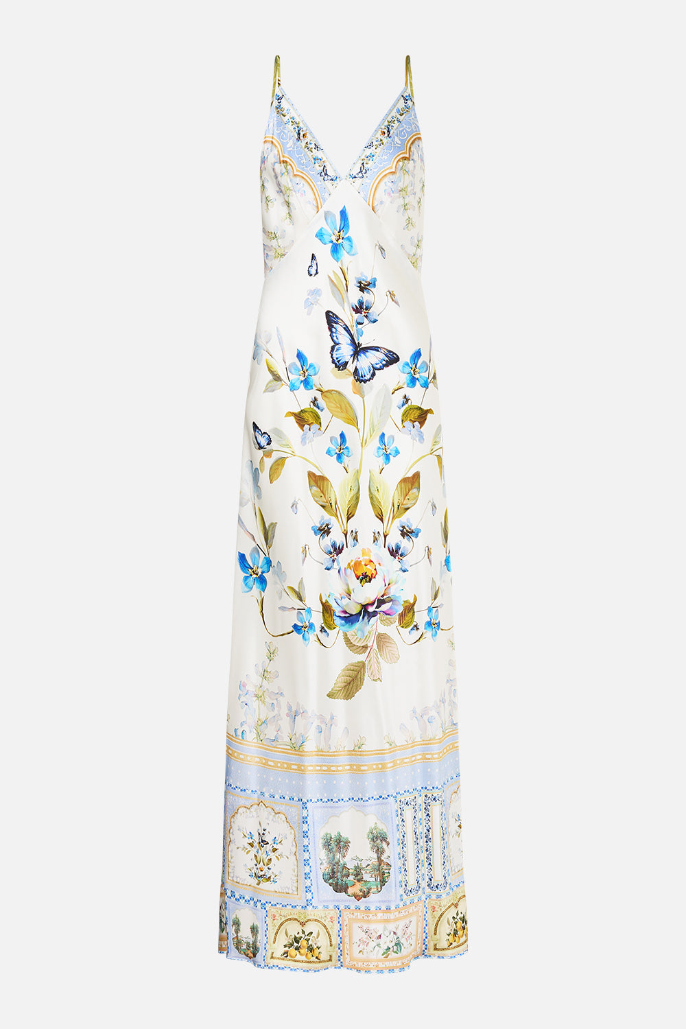 The CAMILLA KIMONO LAYER WITH COLLAR TOPKAPI POP in our  print.