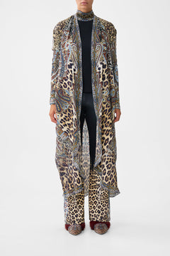 LONG CASUAL JACKET WITH POCKETS ISTANBUL ANIMALIA