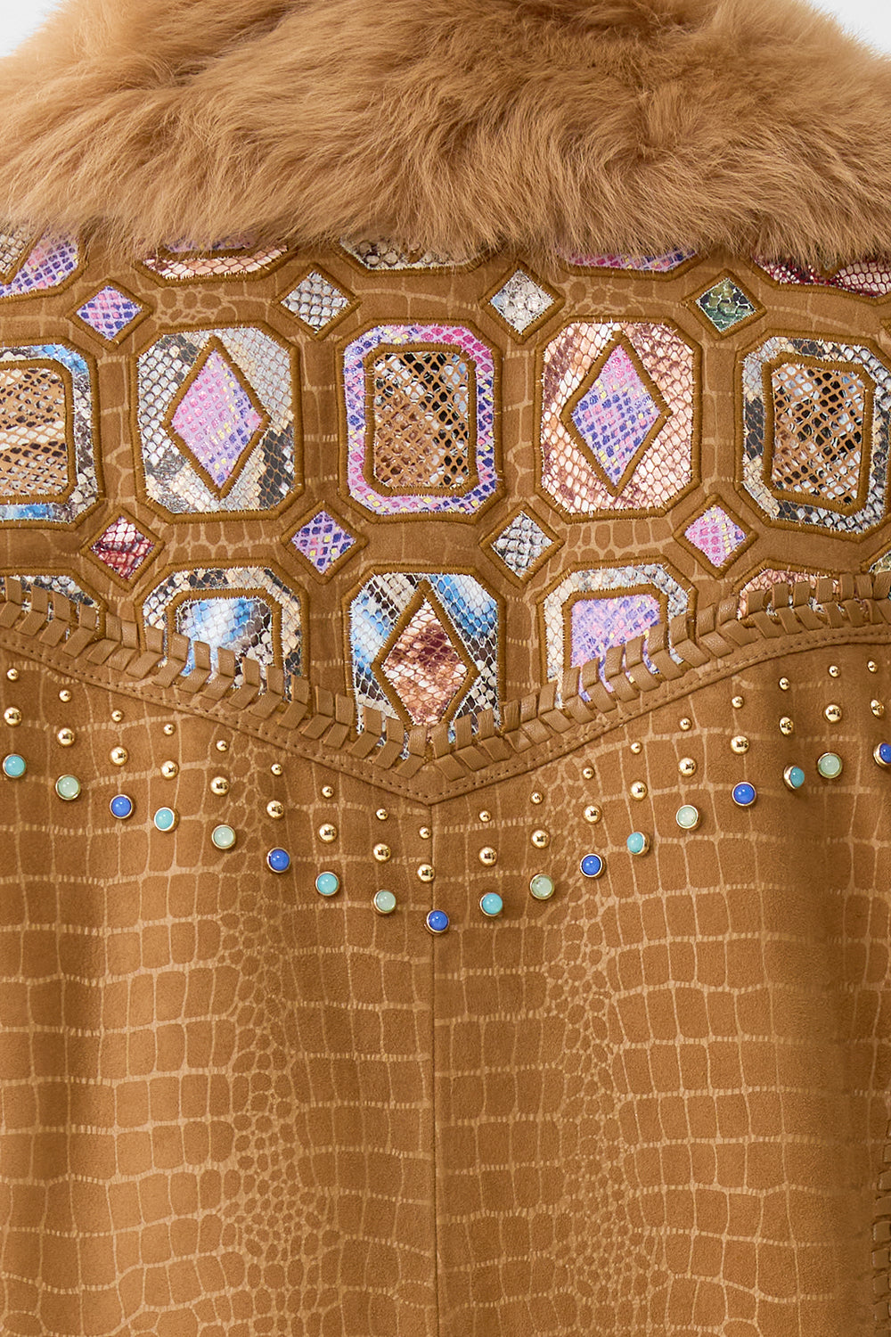 The CAMILLA WIDE LEG TROUSER WITH FRONT POCKETS MAGIC CARPET RIDE in our  print.