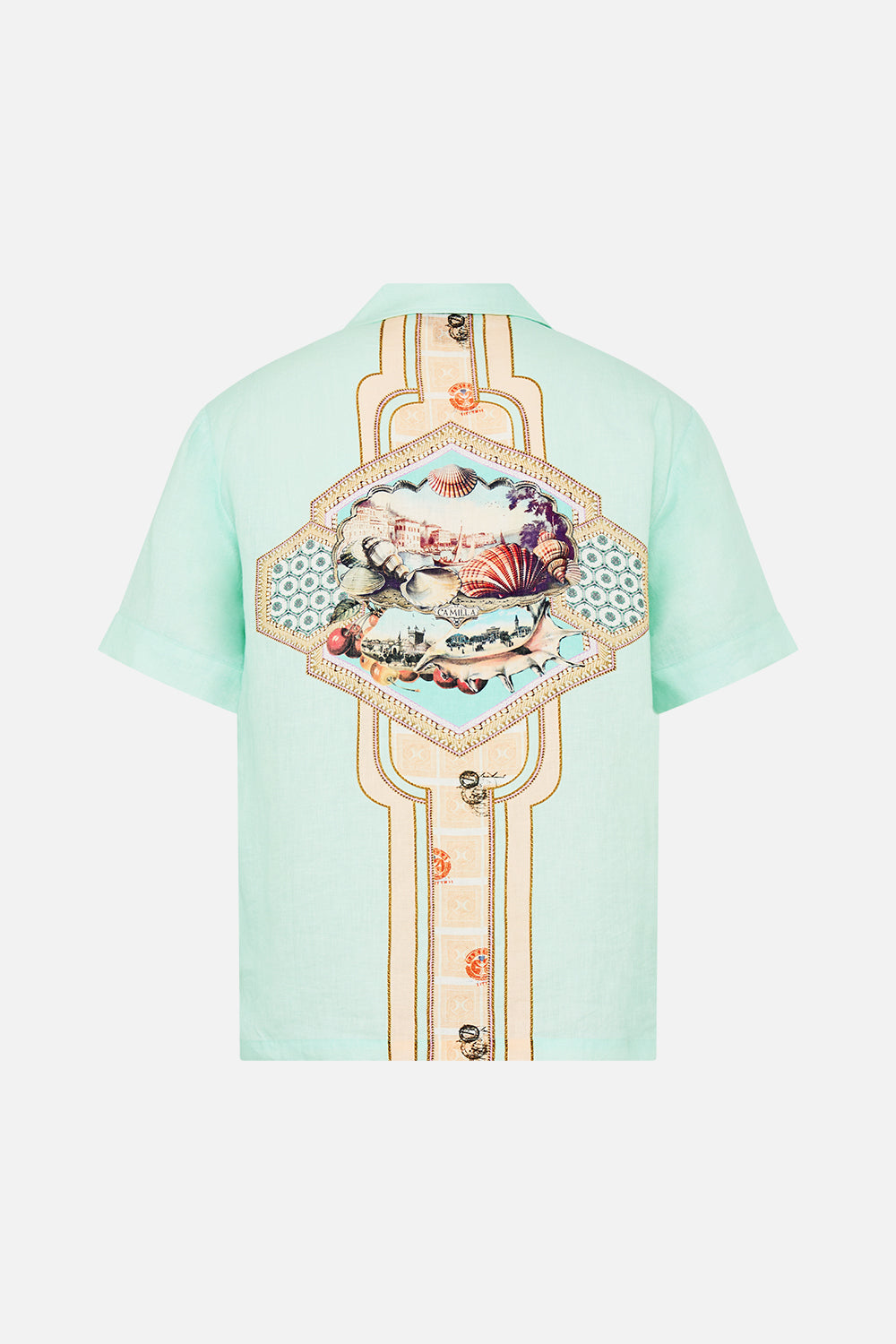 The CAMILLA PIERCED V NECK KAFTAN COSMIC ZOOLOGY in our COSMIC ZOOLOGY print.